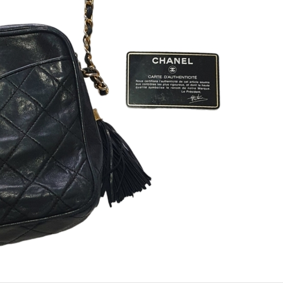 Chanel Vintage Camera Tassel quilted bag - Picture 10 of 11